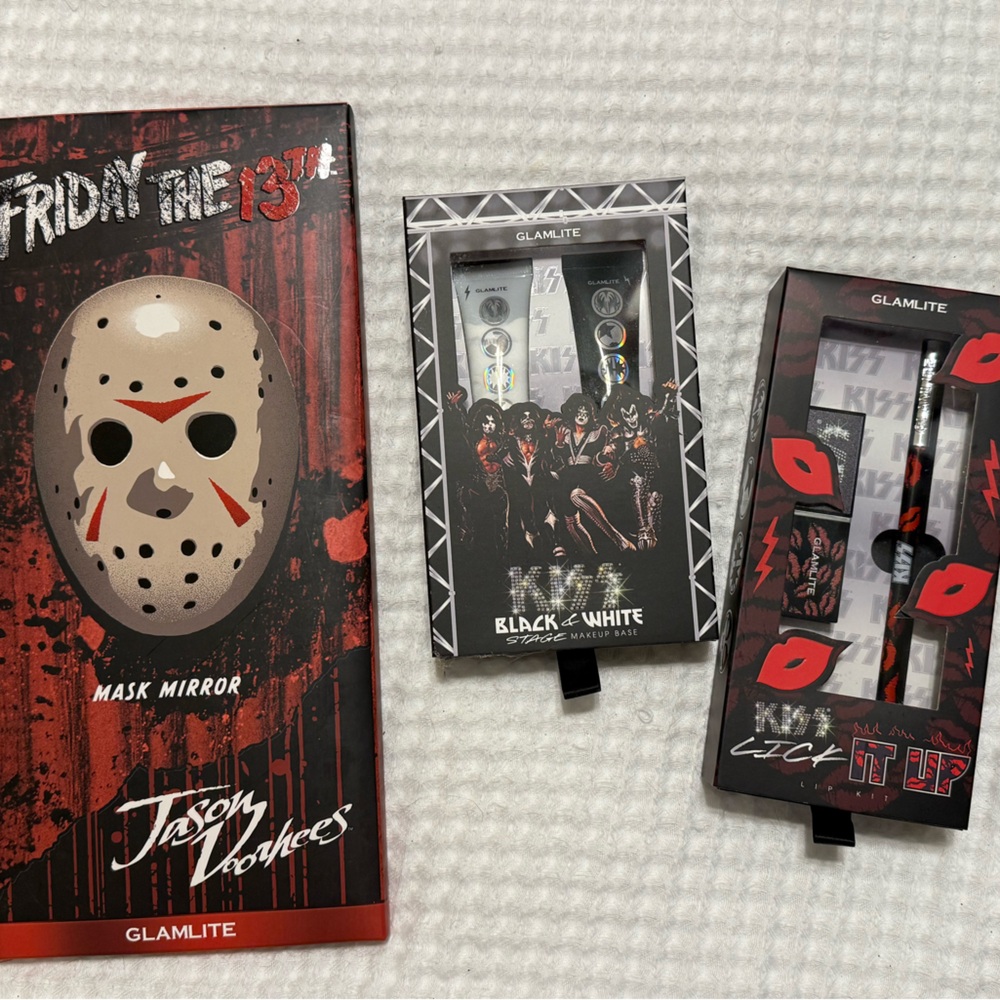 Glamlite Friday the 13th Makeup Set - Black and White